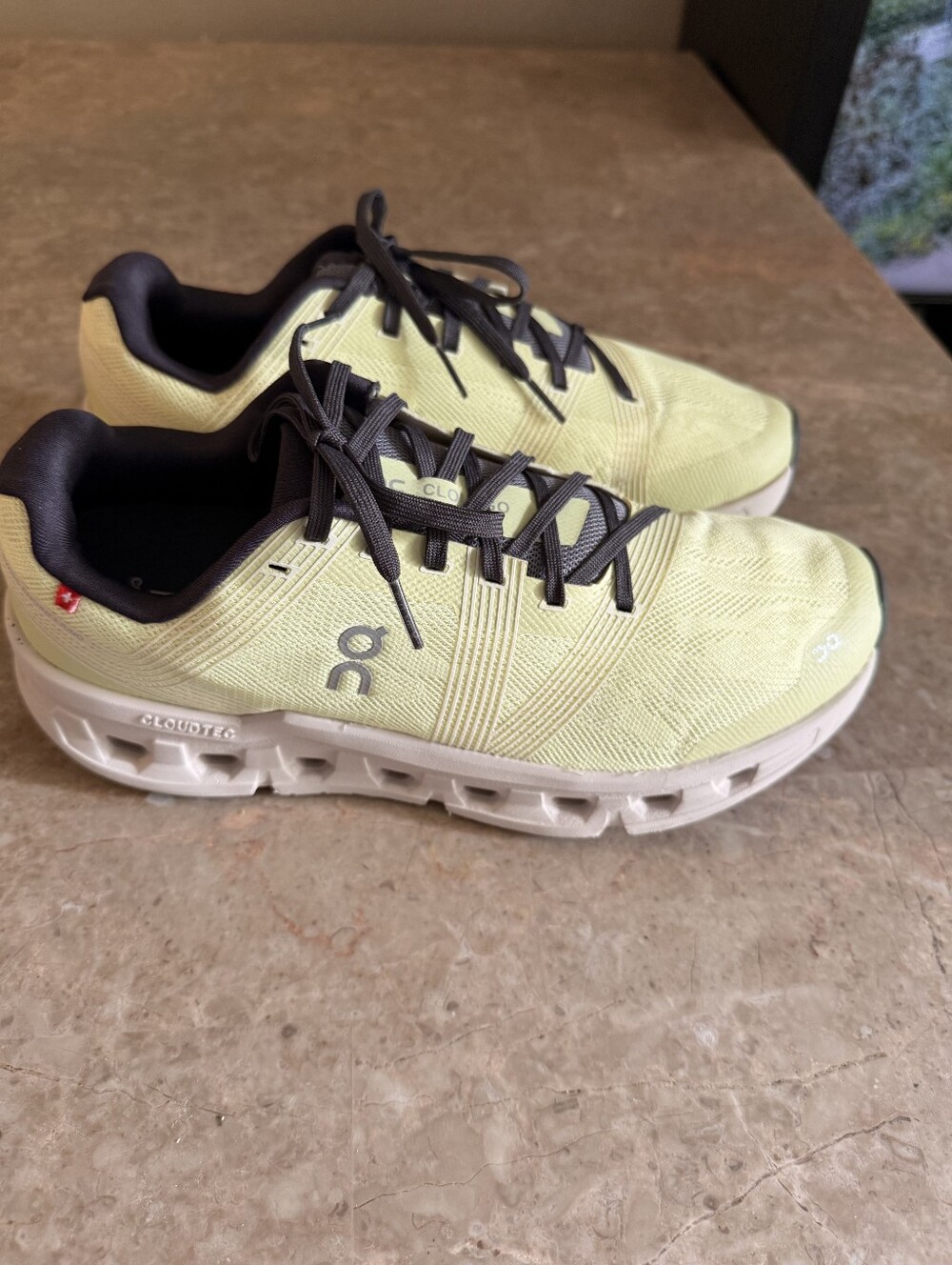 On Running Cloudgo Swiss Engineering® Cushioned Shoes - Hay Sand Women's Size 11